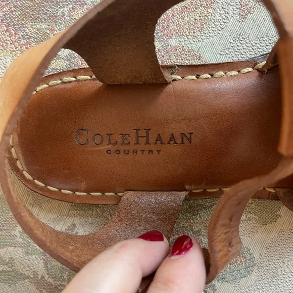 Vintage Cole Haan Leather ‘Fisherman Sandals’ - Picture 4 of 6